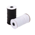 Heavy stretch 5mm/6mm/8mm/10mm/12mm polyester flat elastic cord braided elastic band